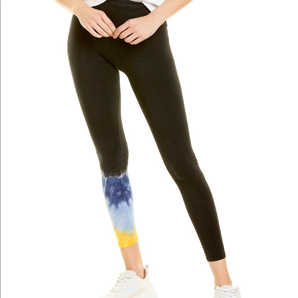 Electric & Rose Black and Tie-Dye Leggings